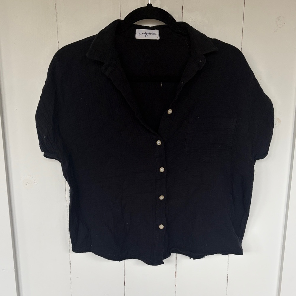 Carly Jean Los Angeles Classic Black Top